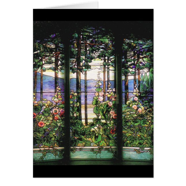 Tiffany Stained Glass Card (Front)