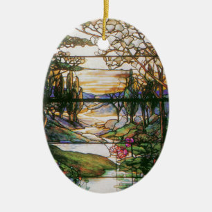 Tiffany Stained Glass Nature Ornament