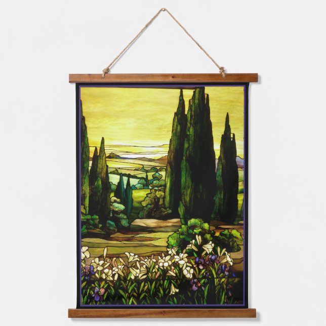 Tiffany Stained Glass Window Tapestry (Front)