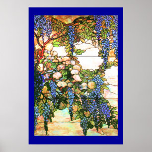 Tiffany Stained Glass Wisteria Print