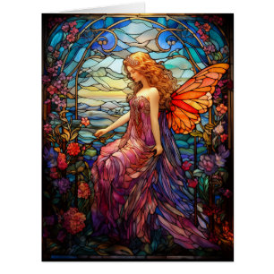 Tiffany Style Stained Glass Magical Fairy