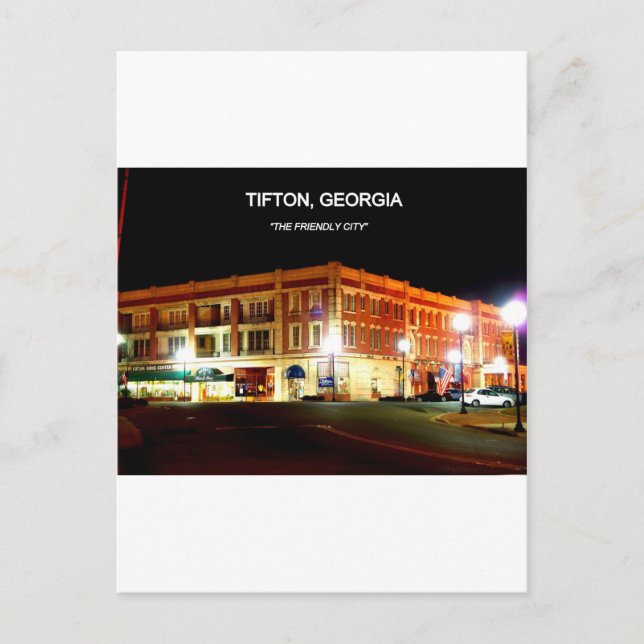 TIFTON, GEORGIA POSTCARD (Front)