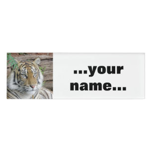 Tiger_002 Name Tag