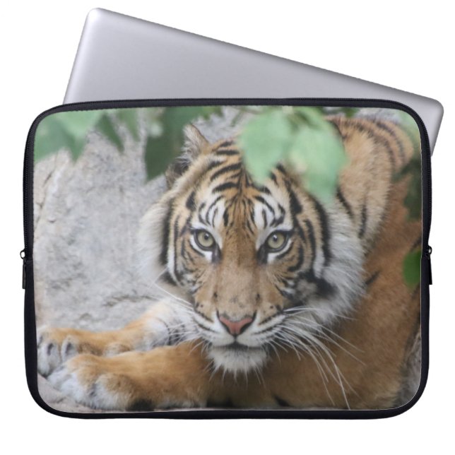 Tiger 008 laptop sleeve (Front)