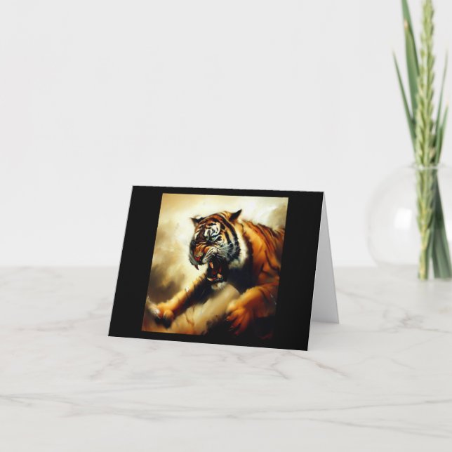 Tiger (14) Wild Cat  Card (Front)