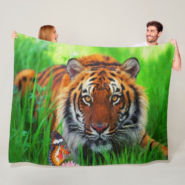 Tiger 1 fleece blanket (In Situ)