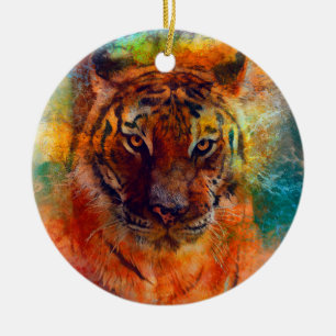 Tiger 2022 Ceramic Ornament
