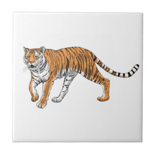 Tiger 2 ceramic tile