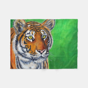 Tiger 2 fleece blanket