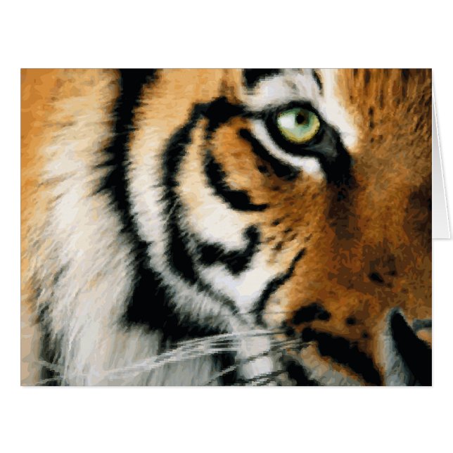 Tiger 2 - Greeting Card (Front Horizontal)
