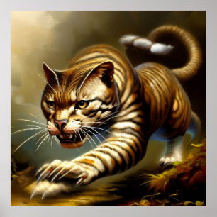 Tiger (2) Wild Cat Poster