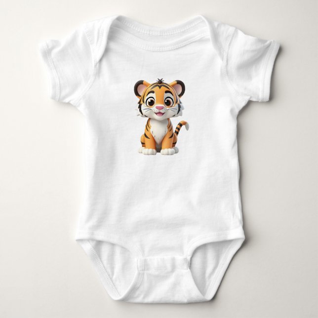 tiger 3 baby bodysuit (Front)