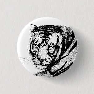 TIGER 3 CM ROUND BADGE