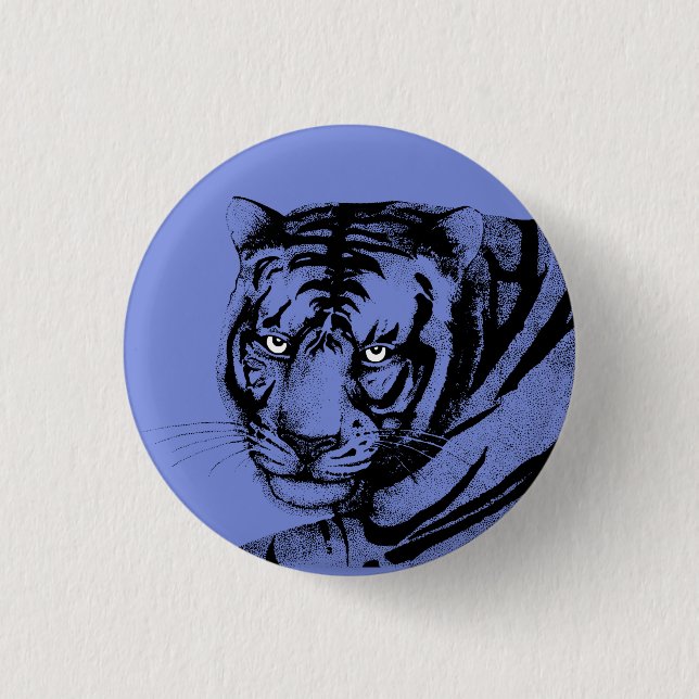 TIGER 3 CM ROUND BADGE (Front)