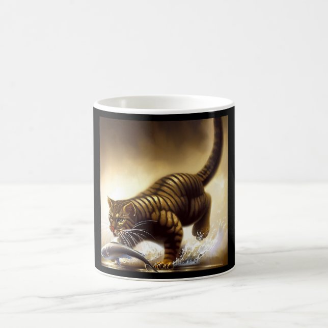 Tiger (3) Wild Cat  Coffee Mug (Center)