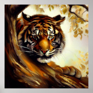 Tiger (5) Wild Cat Poster