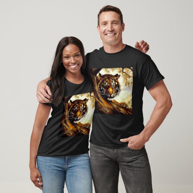 Tiger (5) Wild Cat  T-Shirt (Unisex)