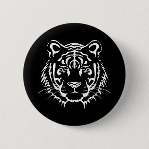 TIGER 6 CM ROUND BADGE