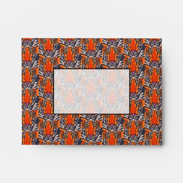 Tiger - A2 (note card) Envelope (Front)