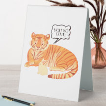 Tiger and Bunny Friendship – Cute Animal Illustra