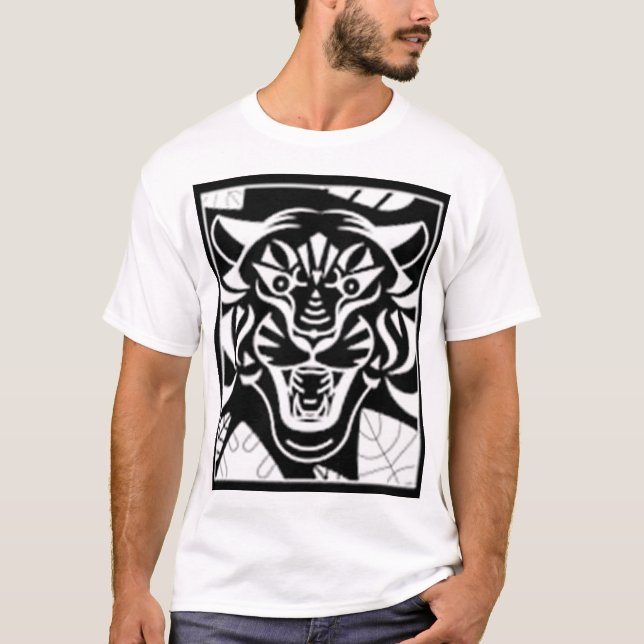tiger and crane T-Shirt (Front)