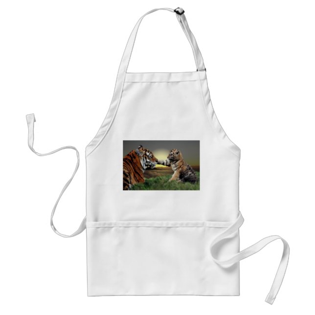 Tiger and Cub Apron (Front)