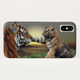 Tiger and Cub iPhone X Case