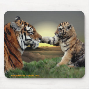 Tiger and Cub Mousemat