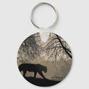 Tiger and Deer Key Ring