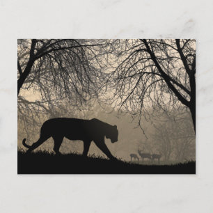 Tiger and Deer Postcard
