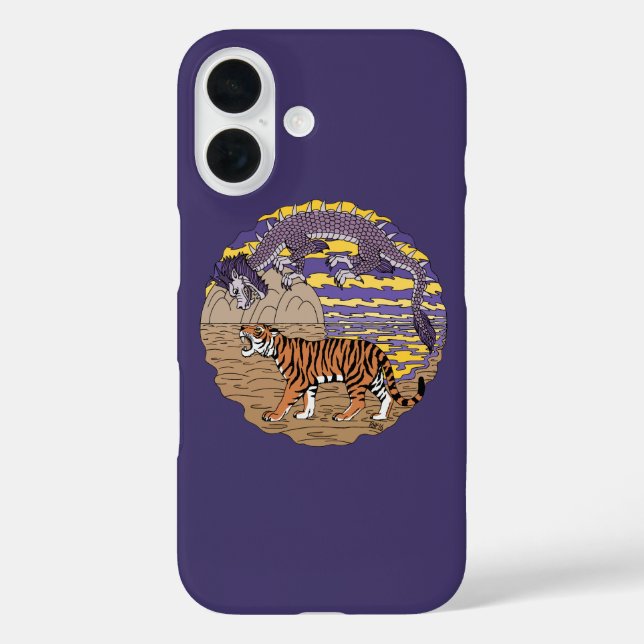 Tiger and Dragon Case-Mate iPhone Case (Back)