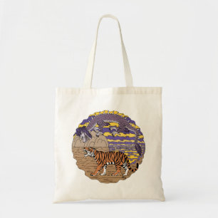 Tiger and Dragon Tote Bag