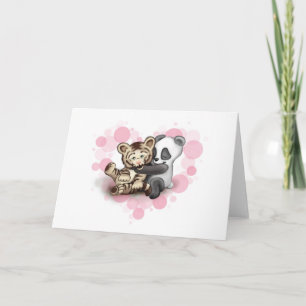 Tiger and Panda Card