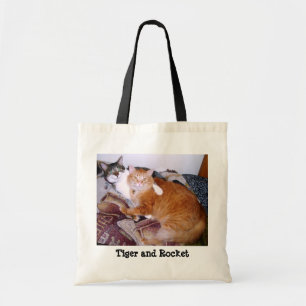 TIGER AND ROCKET Tote Bag