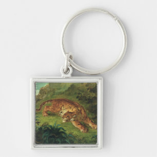 Tiger and Snake, 1858 Key Ring