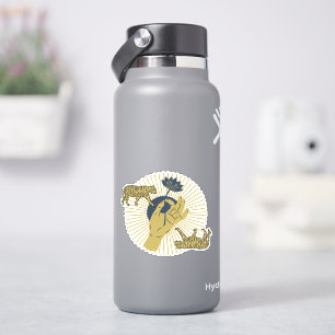 Tiger and Sunburst Boho Graphic