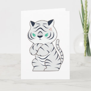 Tiger angry card