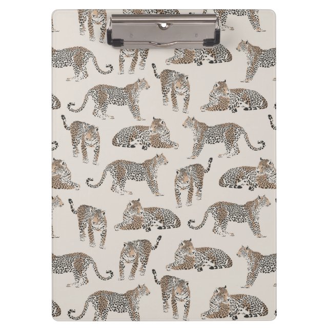 Tiger Animal Pink Modern Clipboard (Front)