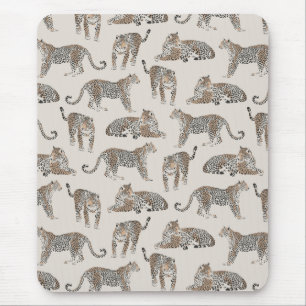 Tiger Animal Pink Modern Mouse Pad
