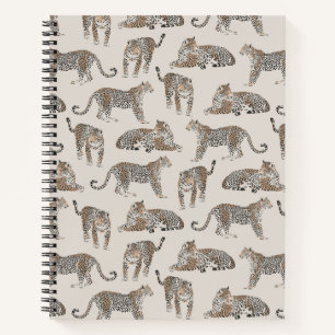 Tiger Animal Pink Modern Notebook