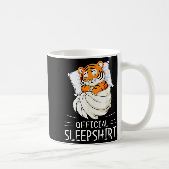 Tiger Animal Sleepshirt Pajamas Nightgown  Coffee Mug (Right)