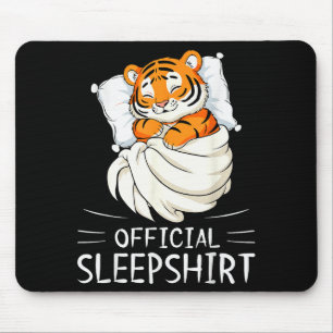 Tiger Animal Sleepshirt Pajamas Nightgown  Mouse Pad