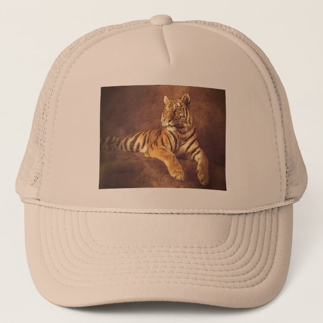Tiger Animal Trucker Hat (Front)
