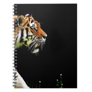 Tiger Approaching - Wild Animal Artwork Notebook