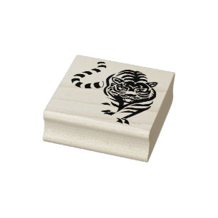 tiger art stamp