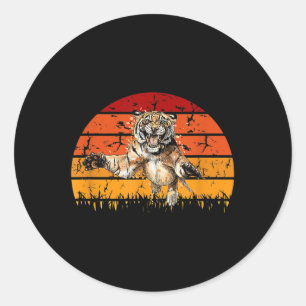 Tiger, Asia Tiger Environmental Protection, Tiger Classic Round Sticker