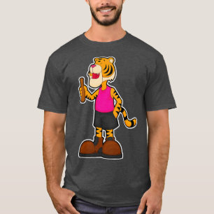 Tiger at Drinking Beer with Beer bottle T-Shirt