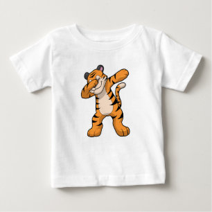 Tiger at Hip Hop Dance Dab Baby T-Shirt
