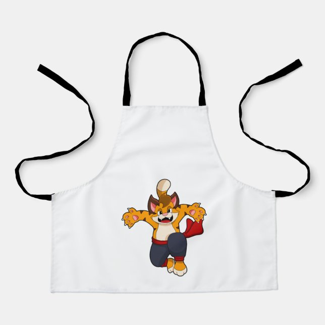 Tiger at Martial arts Karate Apron (Front)