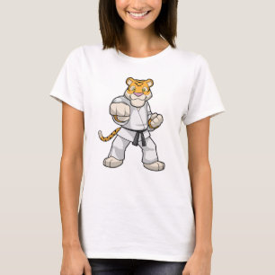 Tiger at Martial arts Karate T-Shirt